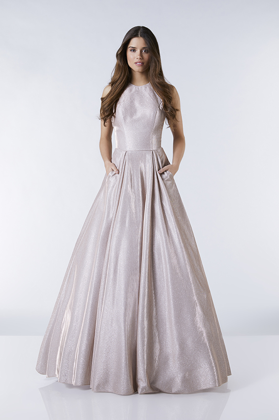 glitter cloth gown